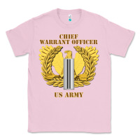 Bubblegum Pink Emblem warrant officer cw5 Classic Tee - InspiraDesign