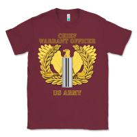 Burgundy Emblem warrant officer cw5 Classic Tee - InspiraDesign