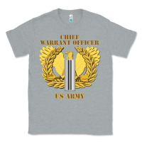 Heather Grey Emblem warrant officer cw5 Classic Tee - InspiraDesign