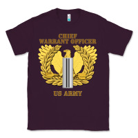 Plum Emblem warrant officer cw5 Classic Tee - InspiraDesign
