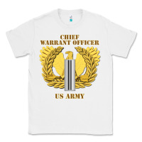 White Emblem warrant officer cw5 Classic Tee - InspiraDesign