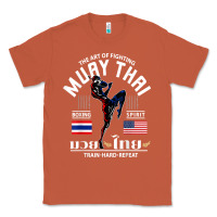 Copper thailand american flag muay thai boxing train hard repeat t shirt Classic Tee - InspiraDesign
