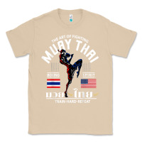 Mushroom thailand american flag muay thai boxing train hard repeat t shirt Classic Tee - InspiraDesign
