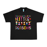 Black i love my job for all the little reasons Urban Heavy Tee - Artiststas