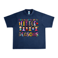 Navy i love my job for all the little reasons Urban Heavy Tee - Artiststas