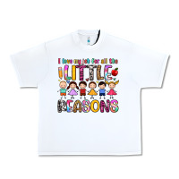 White i love my job for all the little reasons Urban Heavy Tee - Artiststas