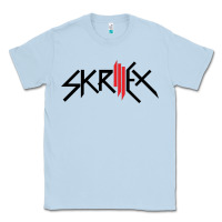 Dusty Blue white skrillex Classic Tee - InspiraDesign