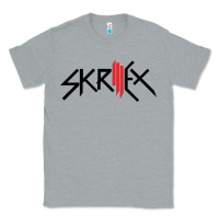 Heather Grey white skrillex Classic Tee - InspiraDesign