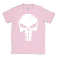 Bubblegum Pink the punisher skull Classic Tee - InspiraDesign