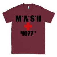 Burgundy mash 4077th Classic Tee - InspiraDesign