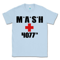 Dusty Blue mash 4077th Classic Tee - InspiraDesign