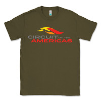 Army Green circuit of the americas Classic Tee - InspiraDesign