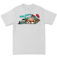 Dove Grey merry christmas y'all kentucky Premium Tee - CowhideDigitalArt