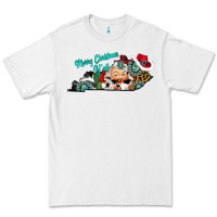 White merry christmas y'all kentucky Premium Tee - CowhideDigitalArt