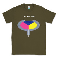 Army Green Yes 90125 T Essent Classic Tee - InspiraDesign