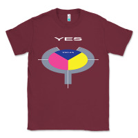 Burgundy Yes 90125 T Essent Classic Tee - InspiraDesign