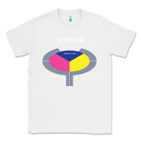 White Yes 90125 T Essent Classic Tee - InspiraDesign