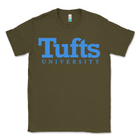 Army Green Tufts University Classic Tee - InspiraDesign