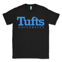 Black Tufts University Classic Tee - InspiraDesign