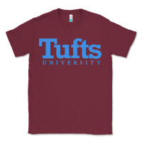 Burgundy Tufts University Classic Tee - InspiraDesign