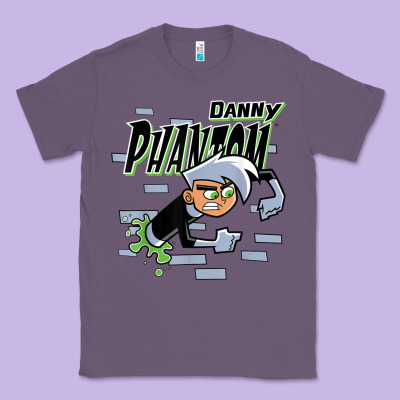 Danny Phantom Coming Through Brick Wall Classic Tee Designed By Inspiradesign