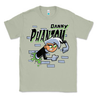 Matcha Danny Phantom Coming Through Brick Wall Classic Tee - InspiraDesign