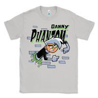Moon Dust Danny Phantom Coming Through Brick Wall Classic Tee - InspiraDesign