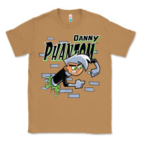 Toasted Coconut Danny Phantom Coming Through Brick Wall Classic Tee - InspiraDesign
