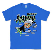 True Royal Danny Phantom Coming Through Brick Wall Classic Tee - InspiraDesign