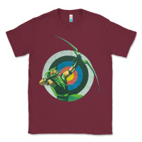 Burgundy Green Arrow DC, Green Arrow DC vintage, Green Arrow DC art, Green Arro Classic Tee - InspiraDesign