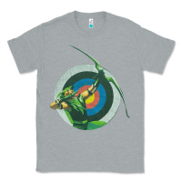 Heather Grey Green Arrow DC, Green Arrow DC vintage, Green Arrow DC art, Green Arro Classic Tee - InspiraDesign