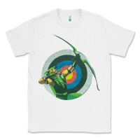 White Green Arrow DC, Green Arrow DC vintage, Green Arrow DC art, Green Arro Classic Tee - InspiraDesign