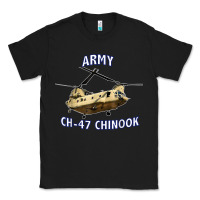 Black ARMY CH-47 CHINOOK HELICOPTER Classic Tee - InspiraDesign