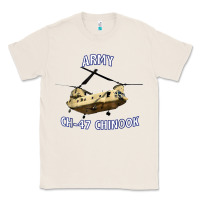 Natural ARMY CH-47 CHINOOK HELICOPTER Classic Tee - InspiraDesign