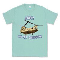 Seafoam ARMY CH-47 CHINOOK HELICOPTER Classic Tee - InspiraDesign