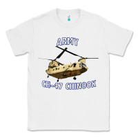 White ARMY CH-47 CHINOOK HELICOPTER Classic Tee - InspiraDesign