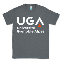 Charcoal Heather université grenoble alpes Classic Tee - ArtChic
