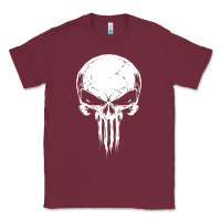Burgundy the punisher Classic Tee - ArtChic