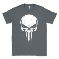 Charcoal Heather the punisher Classic Tee - ArtChic