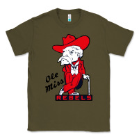 Army Green vintage colonel reb mascot Classic Tee - ArtChic