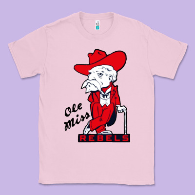 Vintage Colonel Reb Mascot Classic Tee Designed By Artchic