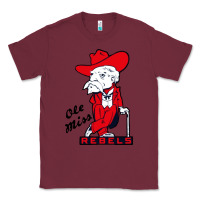 Burgundy vintage colonel reb mascot Classic Tee - ArtChic