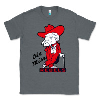 Charcoal Heather vintage colonel reb mascot Classic Tee - ArtChic