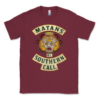 Burgundy Mayans MC Classic Classic Tee - ArtChic