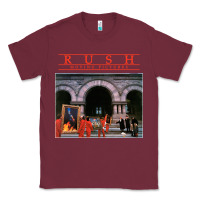 Burgundy Moving Pictures - Rush Classic Tee - ArtChic