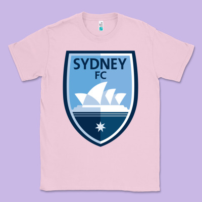 Sydney Fc Classic Tee Designed By Artchic