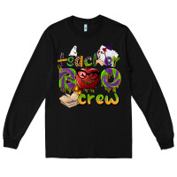 Black teacher boo crew Long Sleeve Tee - BarkalooDesign