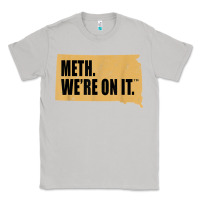 Moon Dust mens meth we're on it south dakota anti drugs campaign vintage t shirt Classic Tee - ArtChic