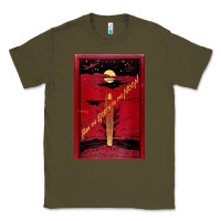 Army Green From The Earth To The Moon Jules Verne Book Cover Design Classic Tee - ArtChic
