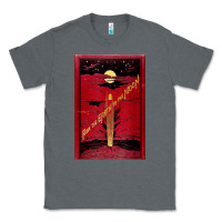 Charcoal Heather From The Earth To The Moon Jules Verne Book Cover Design Classic Tee - ArtChic